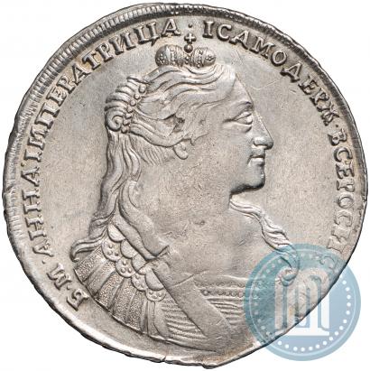 Фото 1 рубль 1734 года  "Тип 1735 года"