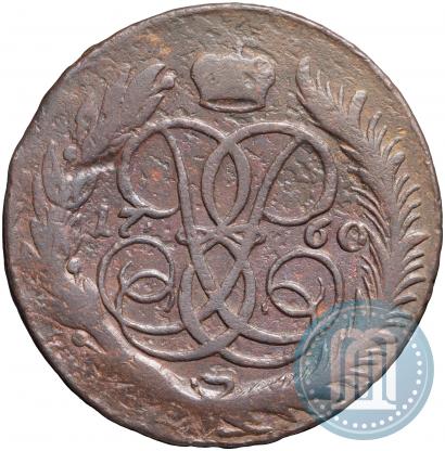 Picture 5 kopecks 1760 year ММ 