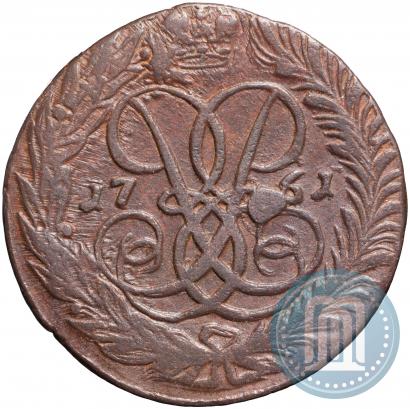 Picture 2 kopecks 1761 year  "Nominal under St. George"