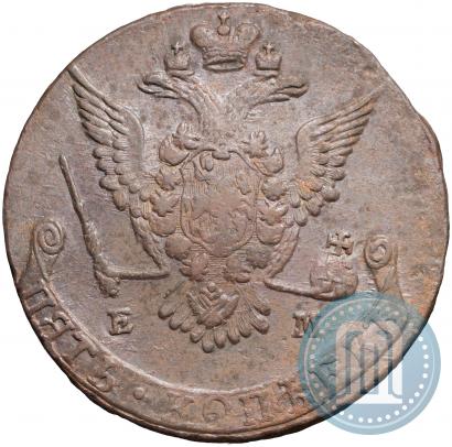 Фото 5 копеек 1777 года ЕМ 