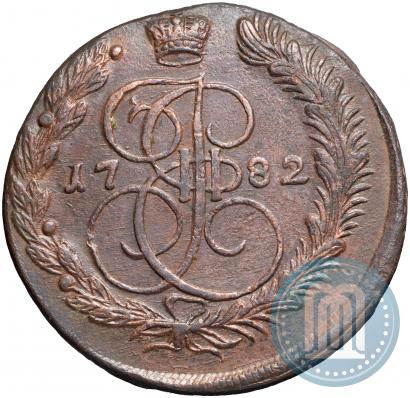 Picture 5 kopecks 1782 year ЕМ 