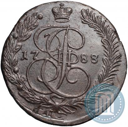 Picture 5 kopecks 1788 year ЕМ 