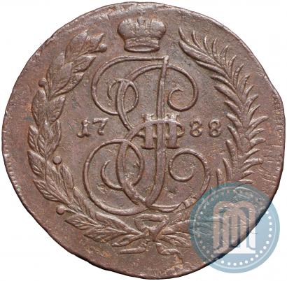 Фото 2 копейки 1788 года ММ 