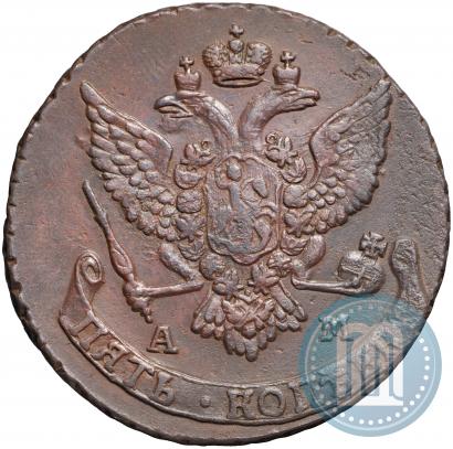 Picture 5 kopecks 1789 year АМ 