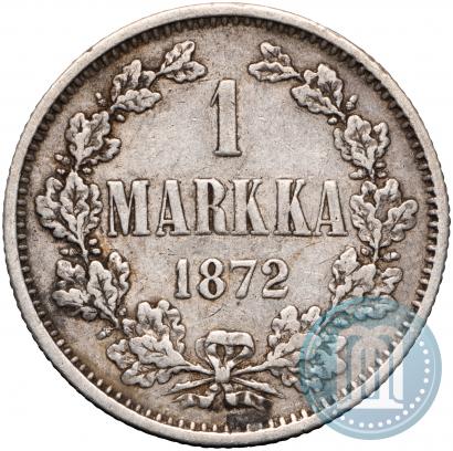 Picture 1 markka 1872 year S 