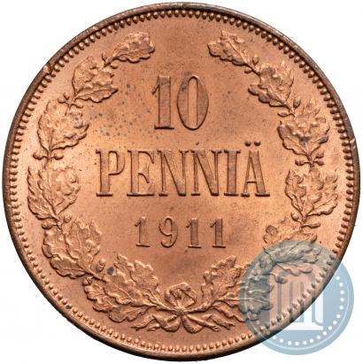 Фото 10 пенни 1911 года  