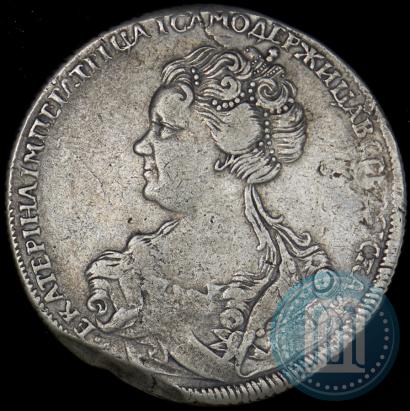 Picture 1 rouble 1726 year СПБ "Petersburg type, portrait turned to the left"