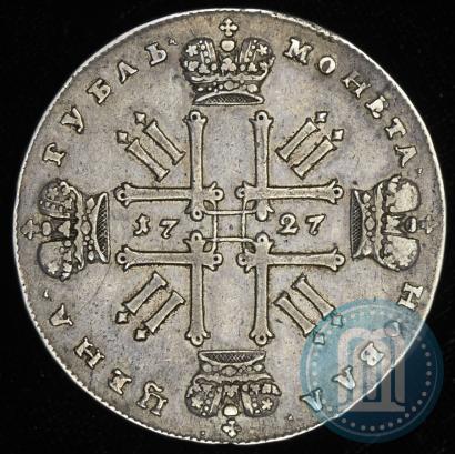 Picture 1 rouble 1727 year  "Moscow type"