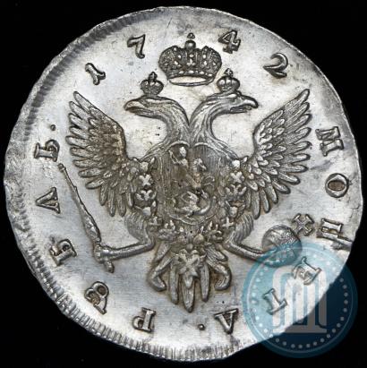 Picture 1 rouble 1742 year СПБ 