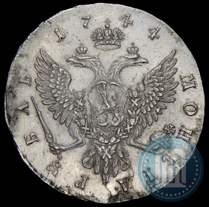 Picture 1 rouble 1744 year ММД 