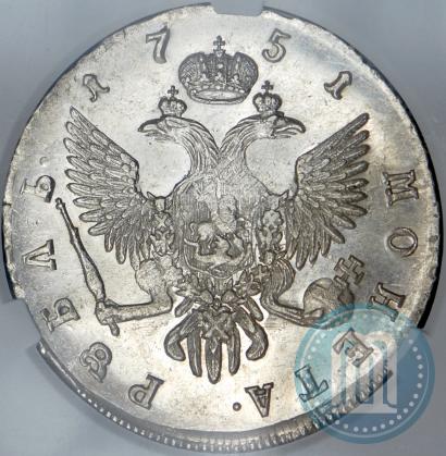 Picture 1 rouble 1751 year СПБ 