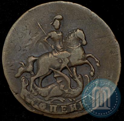Picture 1 kopeck 1758 year  