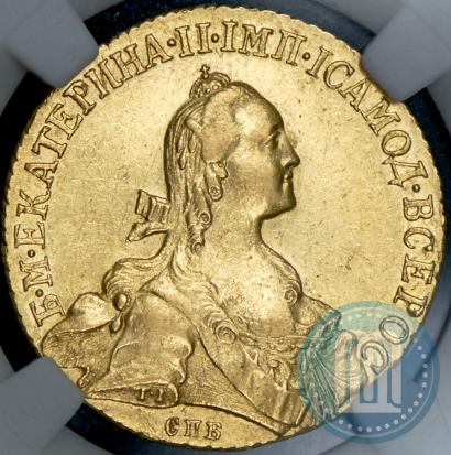 Picture 10 roubles 1766 year СПБ 
