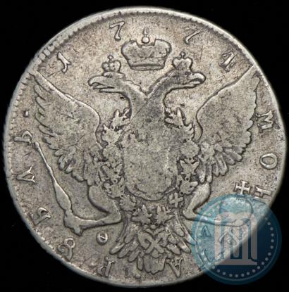 Фото 1 рубль 1774 года СПБ-ФЛ 