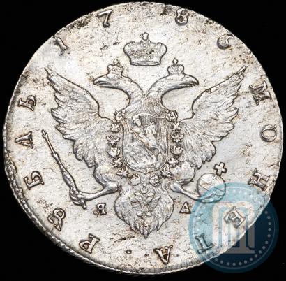 Picture 1 rouble 1786 year СПБ-ЯА 