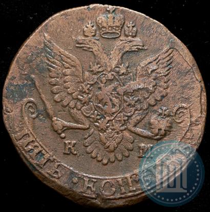 Фото 5 копеек 1787 года КМ 