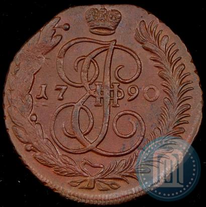 Фото 5 копеек 1790 года АМ 