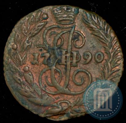 Фото Полушка 1790 года ЕМ 