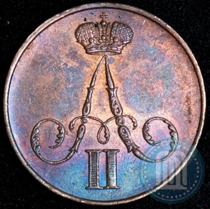 Picture 1 kopeck 1856 year ВМ 