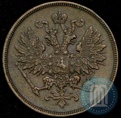Picture 2 kopecks 1862 year ЕМ 