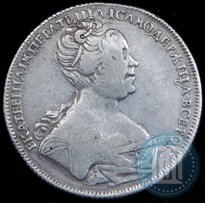 Picture 1 rouble 1726 year СПБ "Petersburg type, portrait turned to the right"