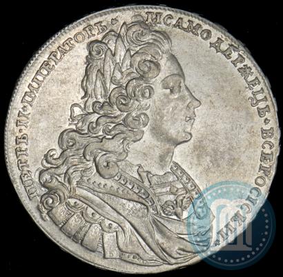 Picture 1 rouble 1727 year  "Moscow type"