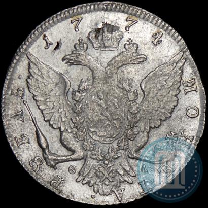 Фото 1 рубль 1774 года СПБ-ФЛ 