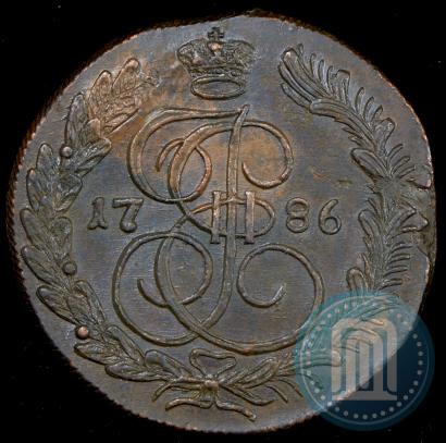 Picture 5 kopecks 1786 year КМ 