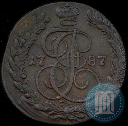 Фото 5 копеек 1787 года КМ 