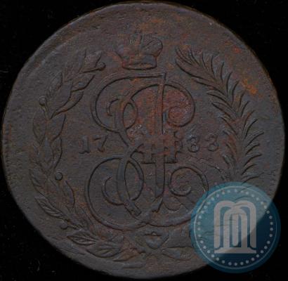 Фото 2 копейки 1789 года ММ 