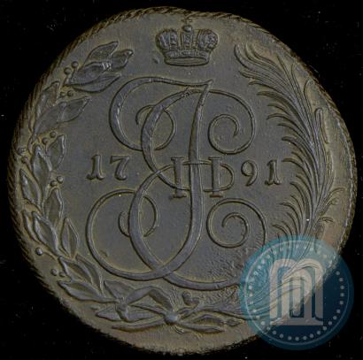 Picture 5 kopecks 1791 year КМ 
