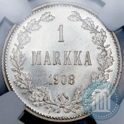Picture 1 markka 1908 year L 