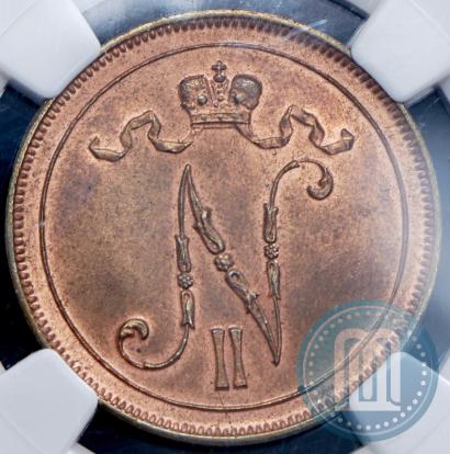 Picture 10 pennia 1910 year  