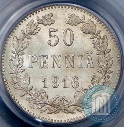Фото 50 пенни 1916 года S 