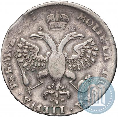 Picture 1 rouble 1719 year OK "Portrait in armour"