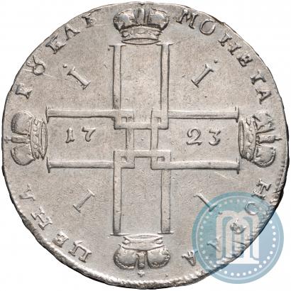Фото 1 рубль 1723 года OK "Портрет в горностаевой мантии"