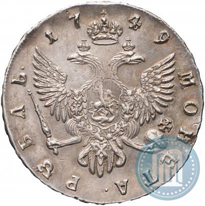 Picture 1 rouble 1749 year СПБ 
