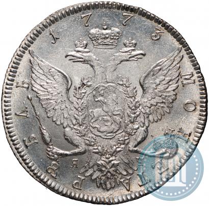 Picture 1 rouble 1773 year СПБ-ЯЧ-Т.И. 