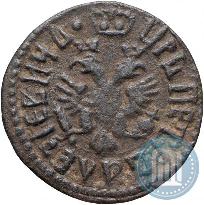 Фото Полушка 1707 года  