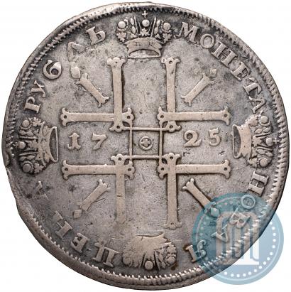Picture 1 rouble 1725 year СПБ "Sun rouble, portrait in armour"