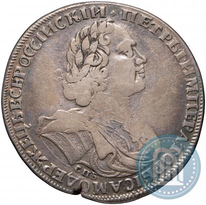 Фото 1 рубль 1725 года СПБ "Солнечный в латах"