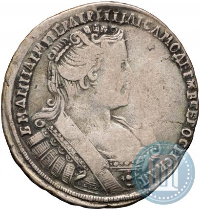 Фото Полтина 1733 года  