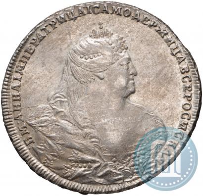Picture 1 rouble 1738 year  "Moscow type"