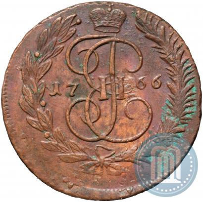 Picture 5 kopecks 1766 year ММ 