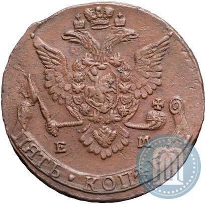 Picture 5 kopecks 1778 year ЕМ 