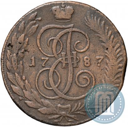 Picture 5 kopecks 1787 year ТМ 