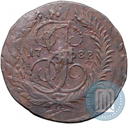 Фото 2 копейки 1788 года ММ 