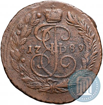 Picture 2 kopecks 1789 year ЕМ 