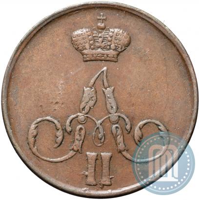 Picture 1 kopeck 1855 year ЕМ 