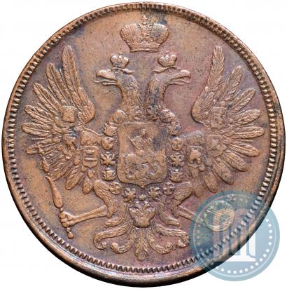 Фото 5 копеек 1858 года ЕМ "Тип 1849-1857"